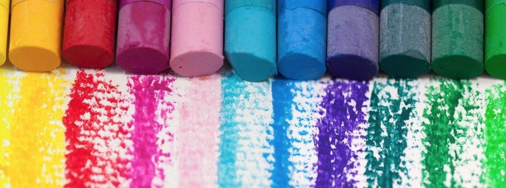 Different Coloured pastels